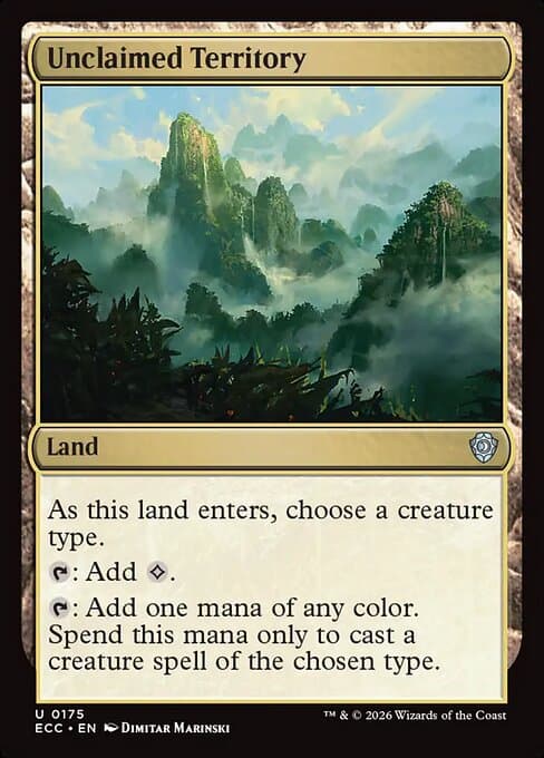 Unclaimed Territory