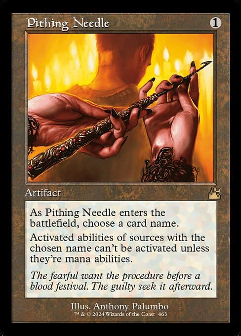 Pithing Needle
