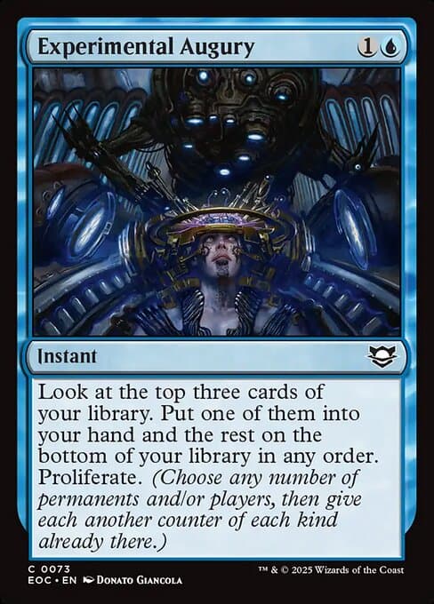 Experimental Augury
