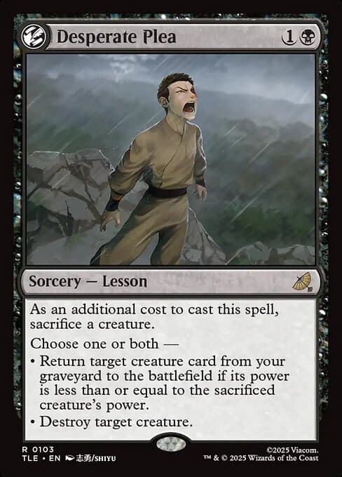 Desperate Plea